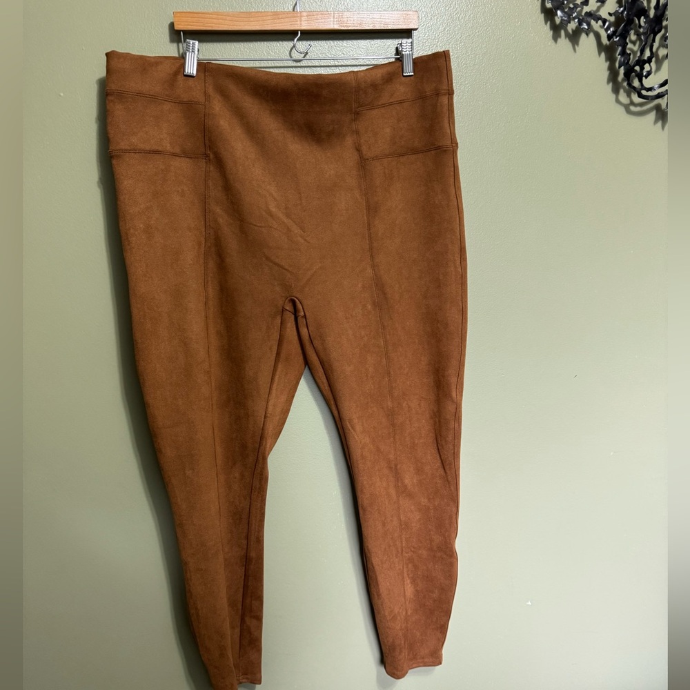 Spanx Faux Suede Pant,‎ Size 3X